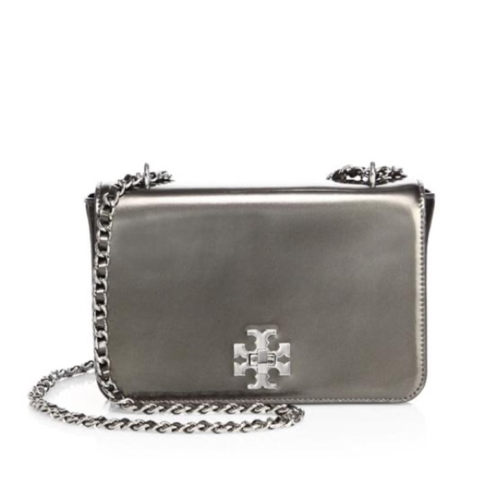 Tory Burch Mercer Metallic Shoulder Bag